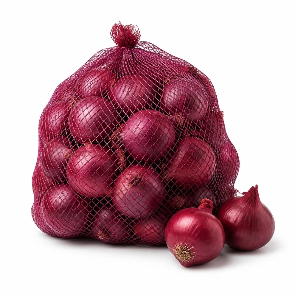 Red Onions 4kg — AI illustration