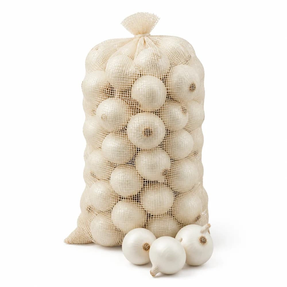 White Onions 10kg — AI illustration